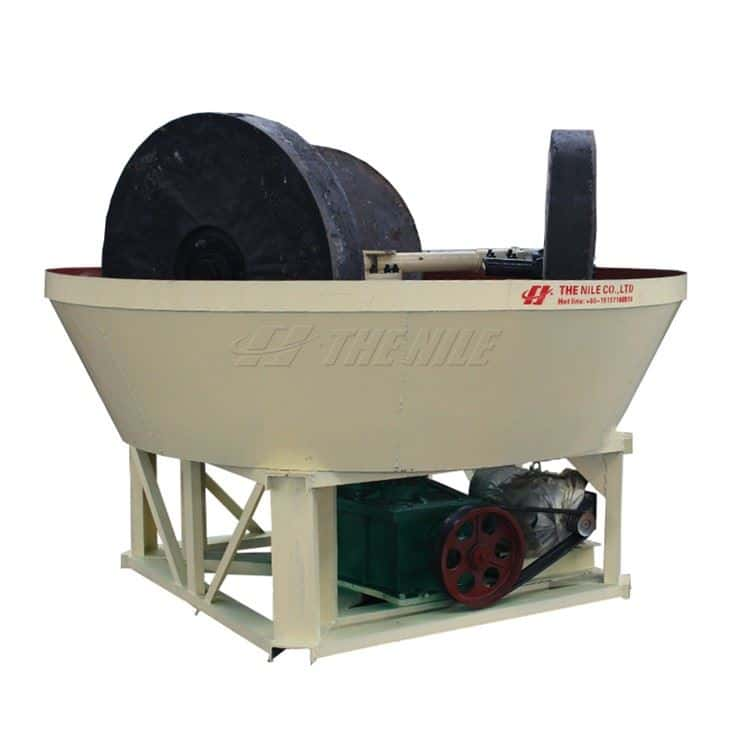 Three-roll Wet Pan Mill